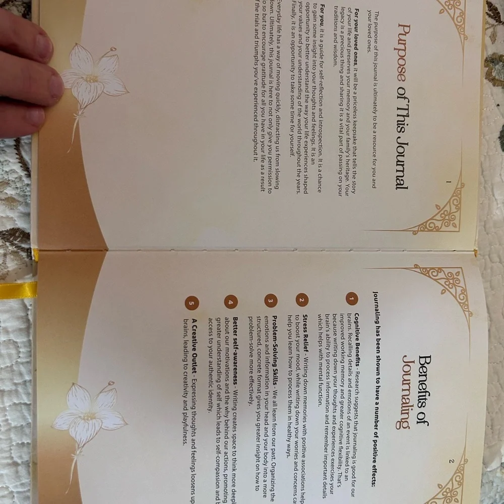 Timeless Tales Journal Guided Memoir Journal (106 pages)